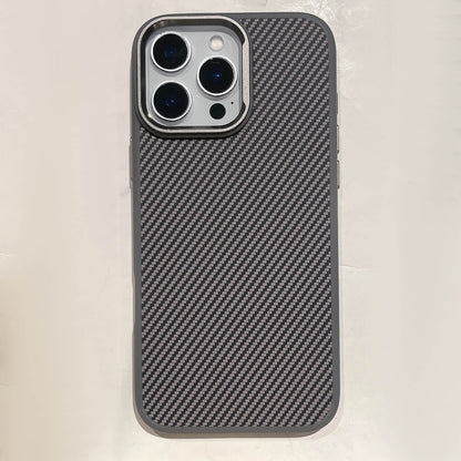 Carbide Series Carbon Fibre Magnetic Anti-Fingerprint Compatible with iPhone 14 Pro Case