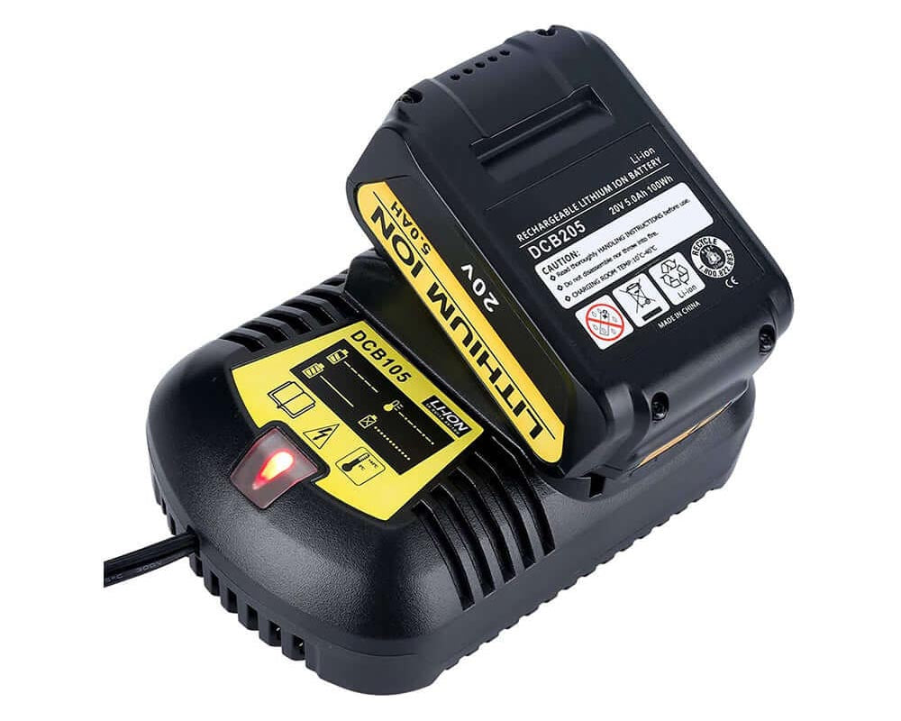 Replacement Dewalt battery charger DCB105 Battery 5000 mAh