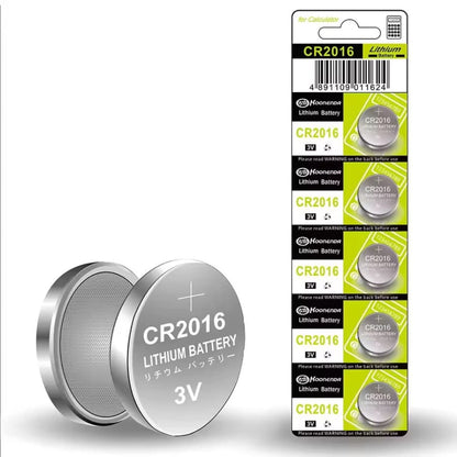 Watch Batteries for Koonenda CR2016 (5 Pack)
