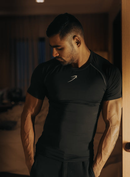 Compression T-shirt Black