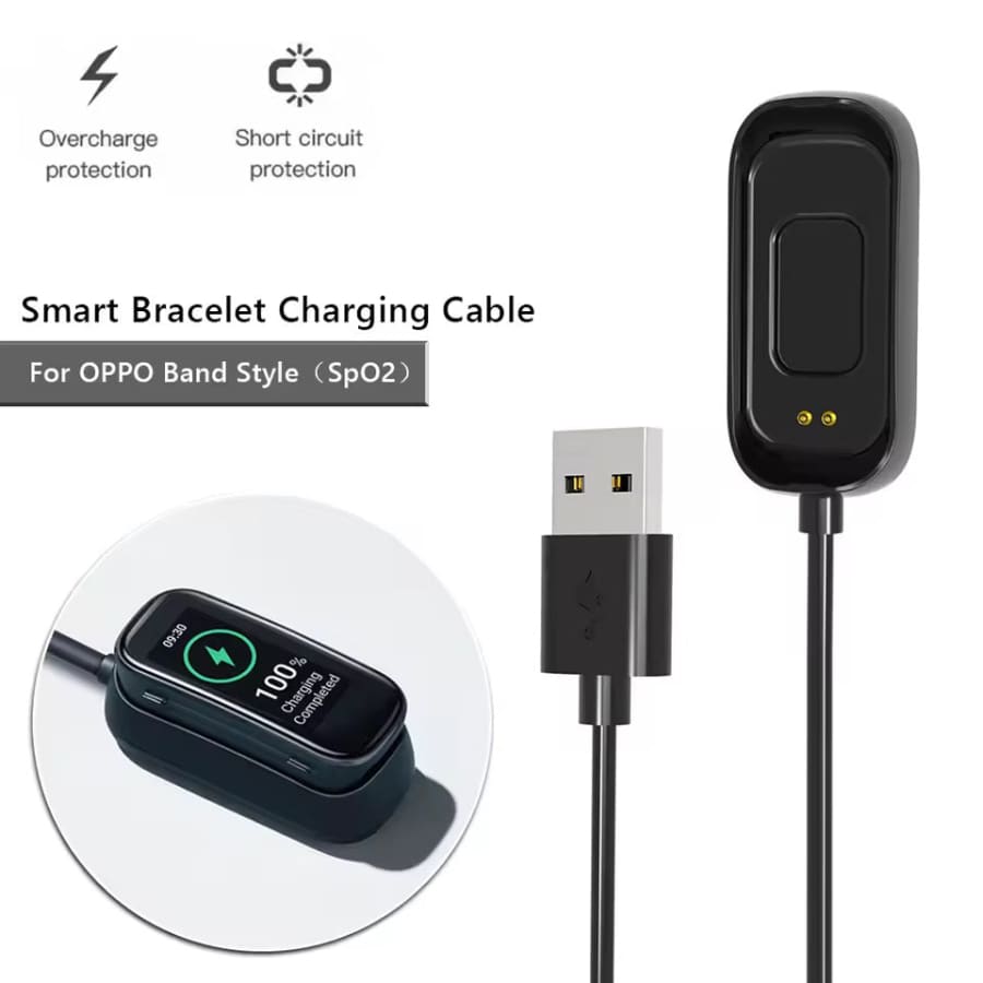 USB-A Charger for OPPO Band Style (Black) 1m