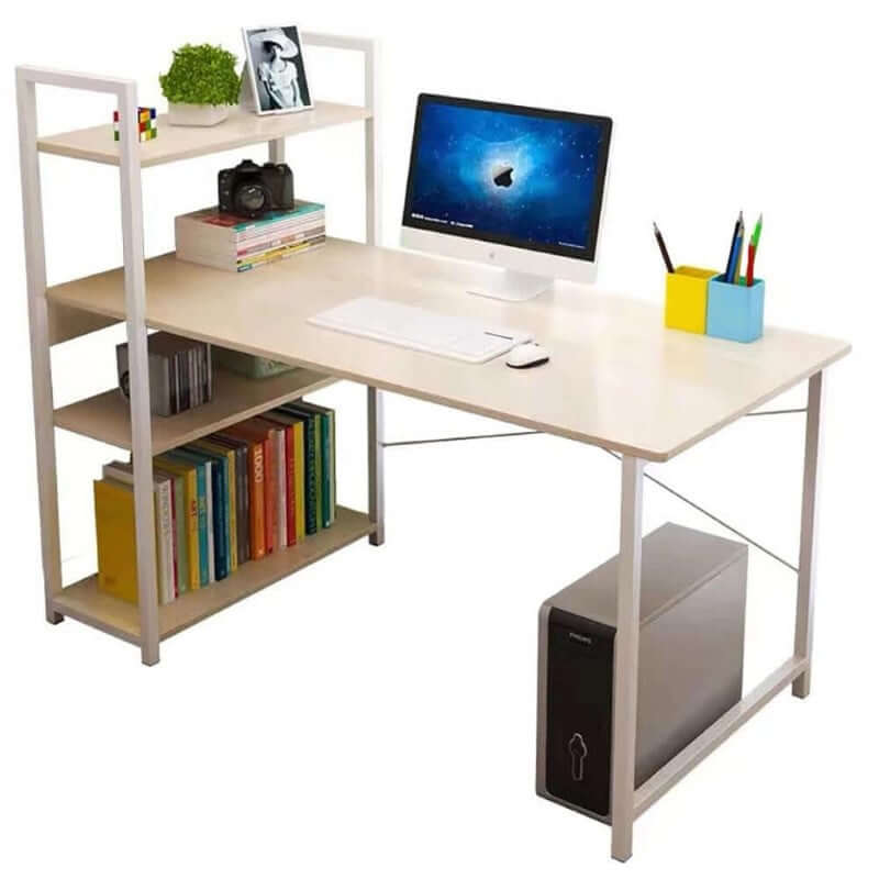 Computer Desk With Storage Shelves - The Shopsite