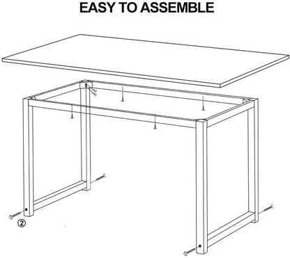 Computer Desk Sturdy Office Desk Study Writing Desk For Home Office - The Shopsite