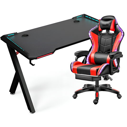 Red ergonomic gaming chair