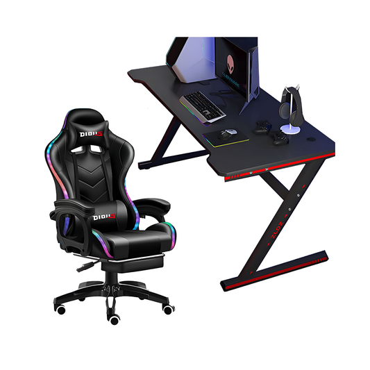 RGB gaming chair with speakers