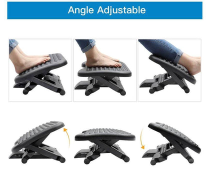 Adjustable Tilting Footrest Under Desk Ergonomic Office Foot Rest - The Shopsite