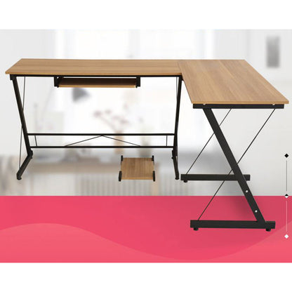 Lshaped gaming computer desk