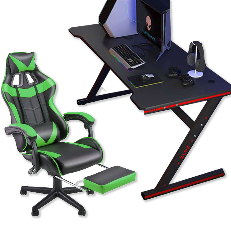 Gaming Chair Racing Chair + Desk