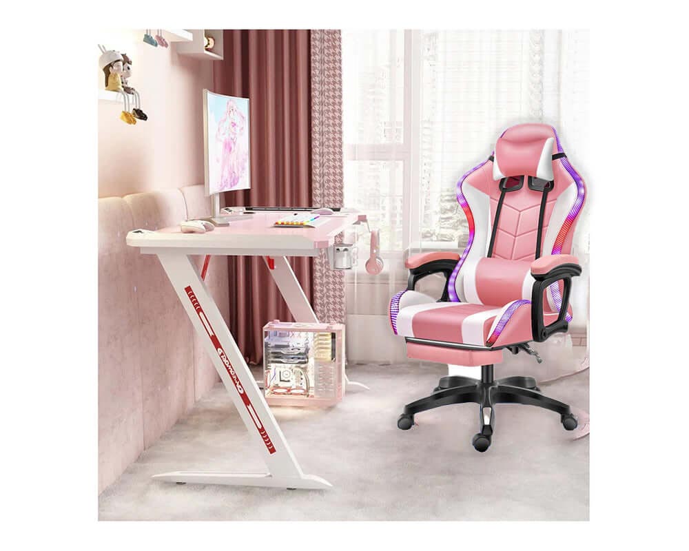 Gaming Chair Racing Chair + Desk