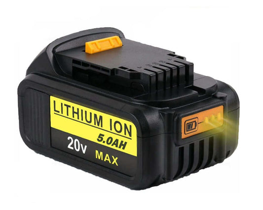 Dewalt battery side view