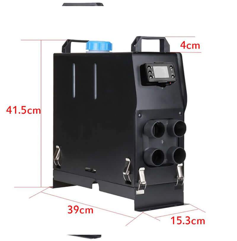 Aluminum body diesel heater