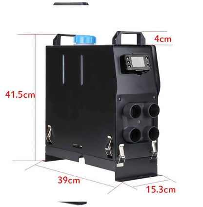 Aluminum body diesel heater