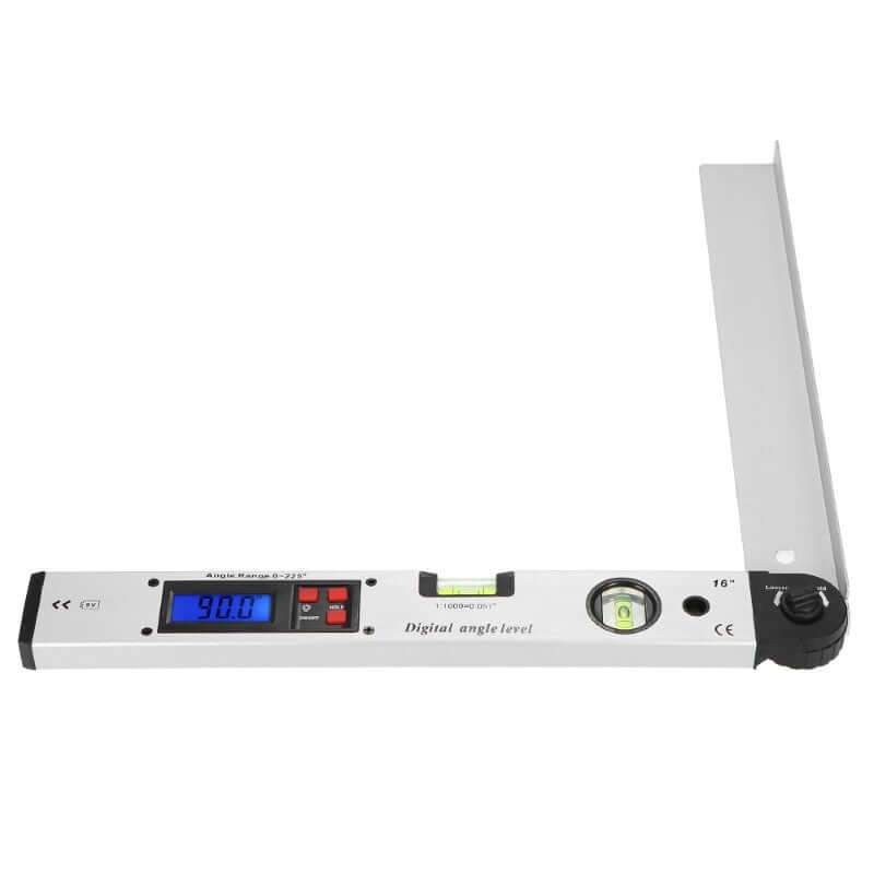 Angle ruler with spirit levels