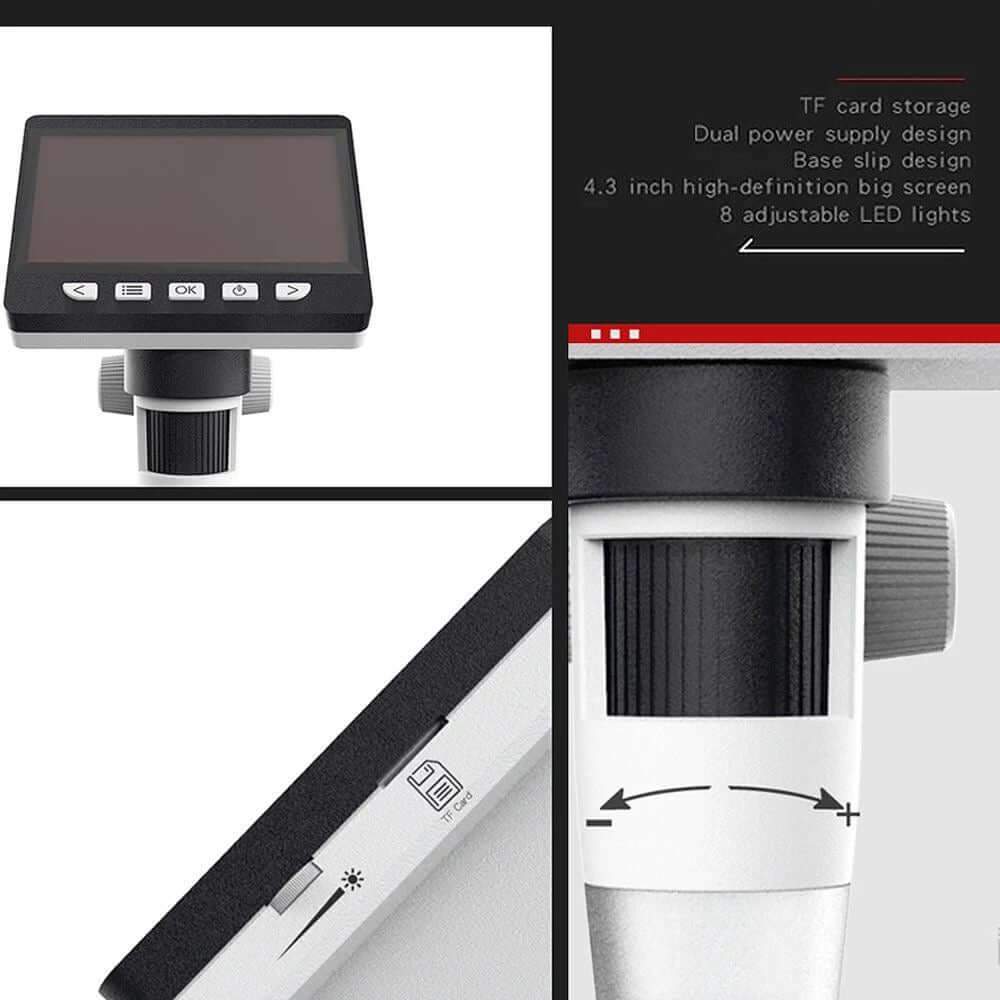 50X to 1000X magnification