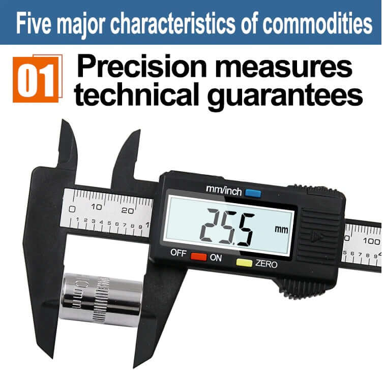 Digital Caliper, Adoric 0-6" Calipers Measuring Tool - The Shopsite