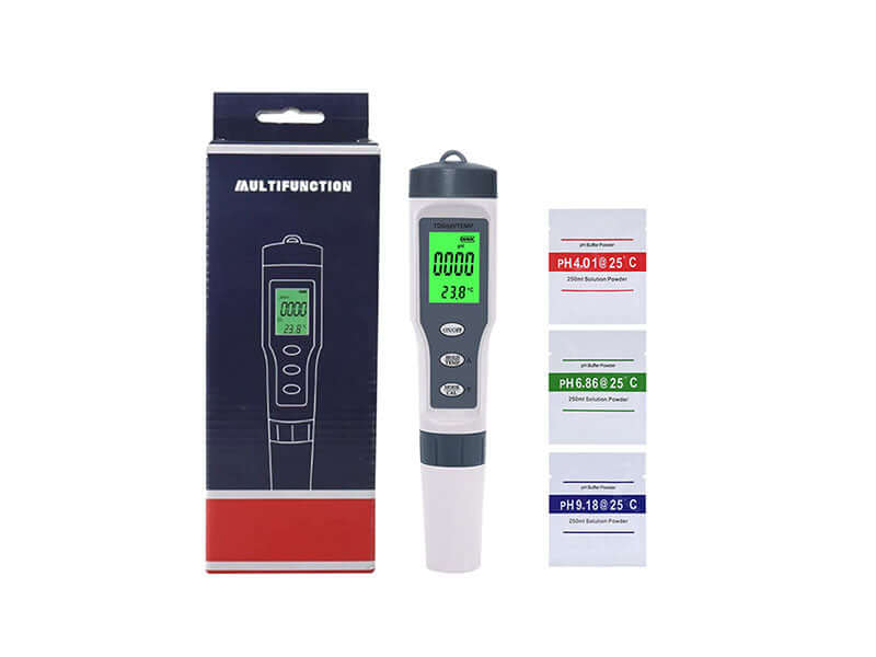 Digital water tester display