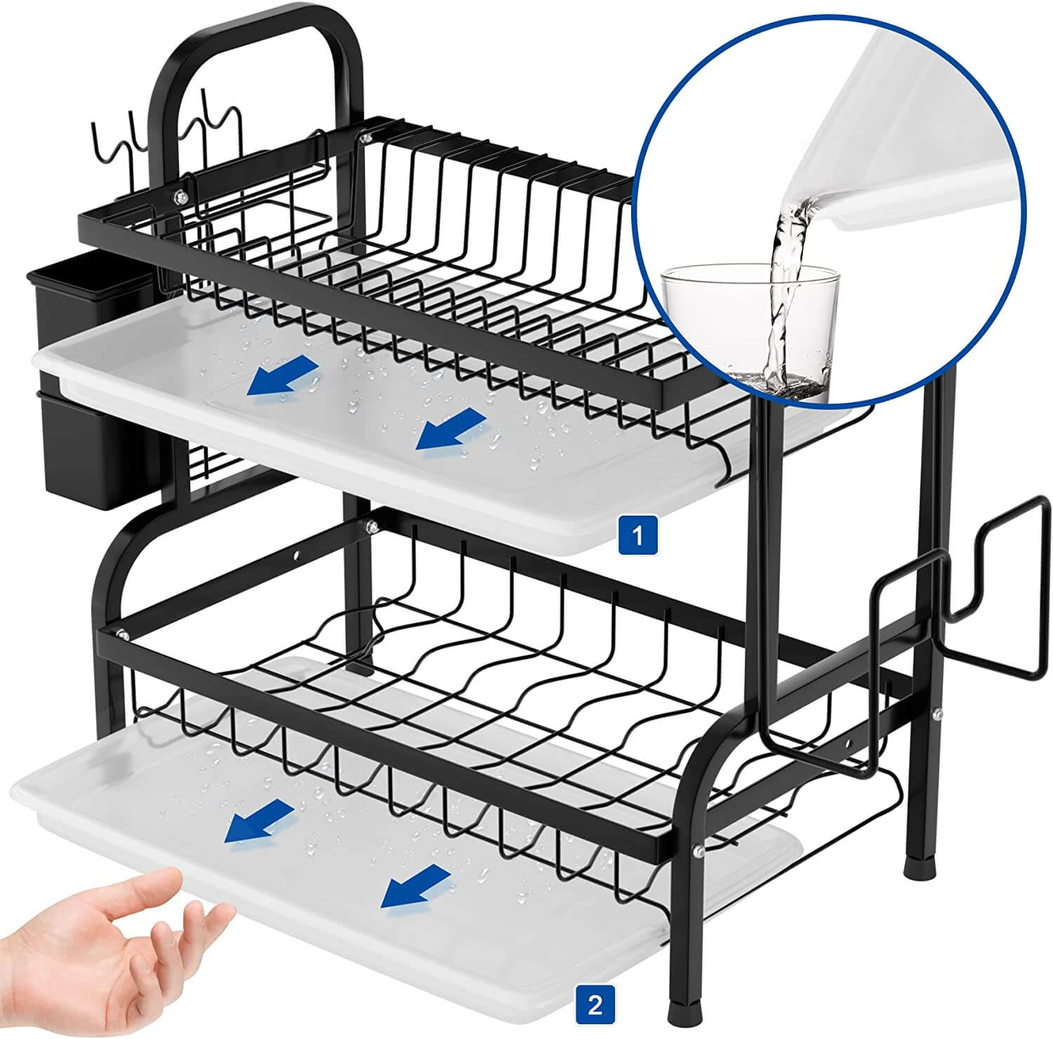 Rust proof kitchen drying rack
