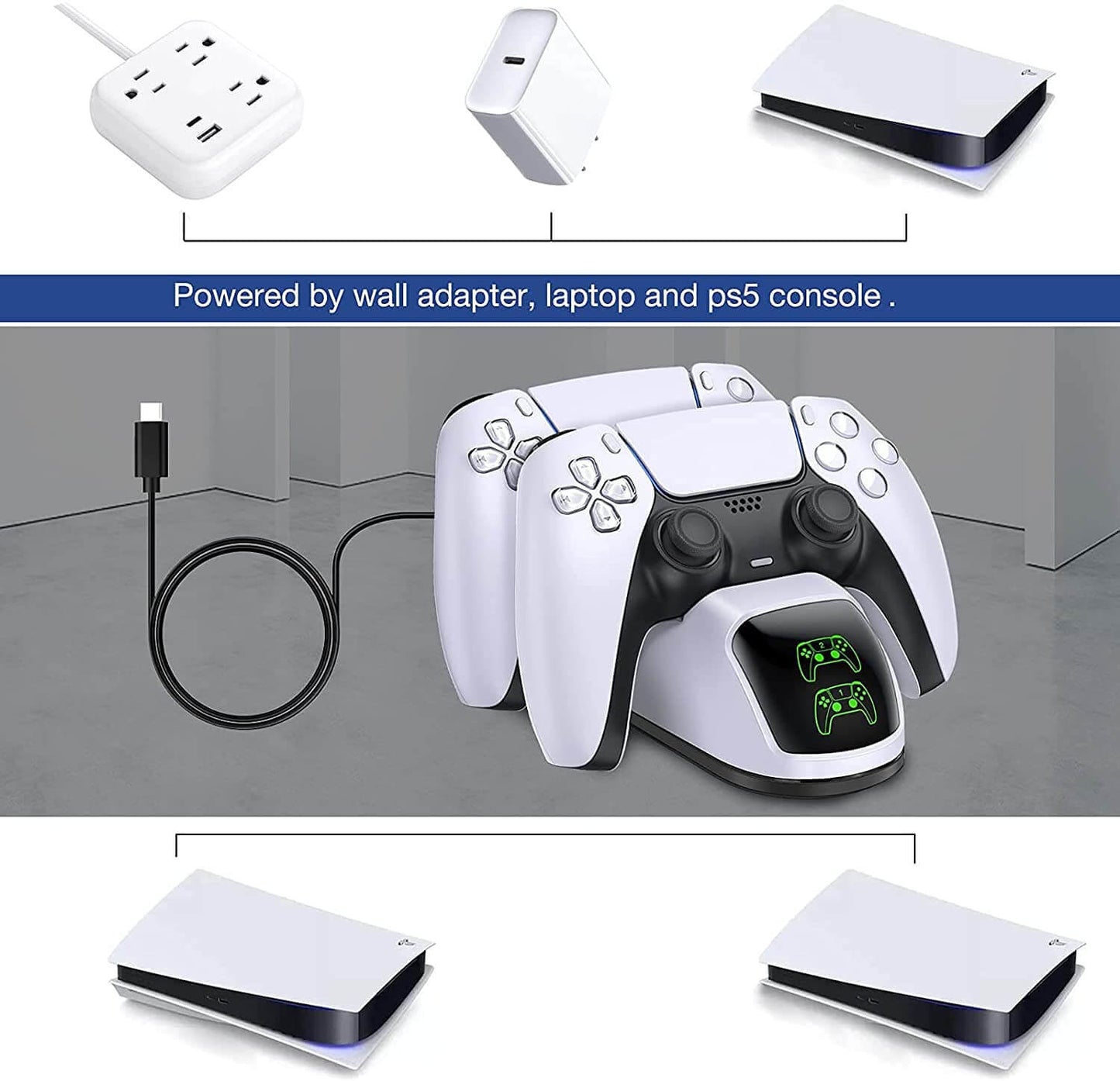 fast charge ps5 controllers
