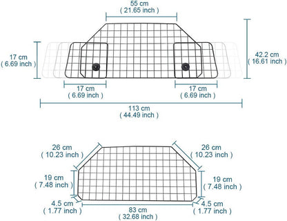 Pet safety barrier car
