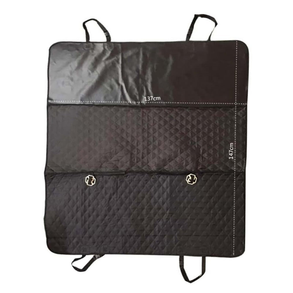 Quilted dog car seat cover