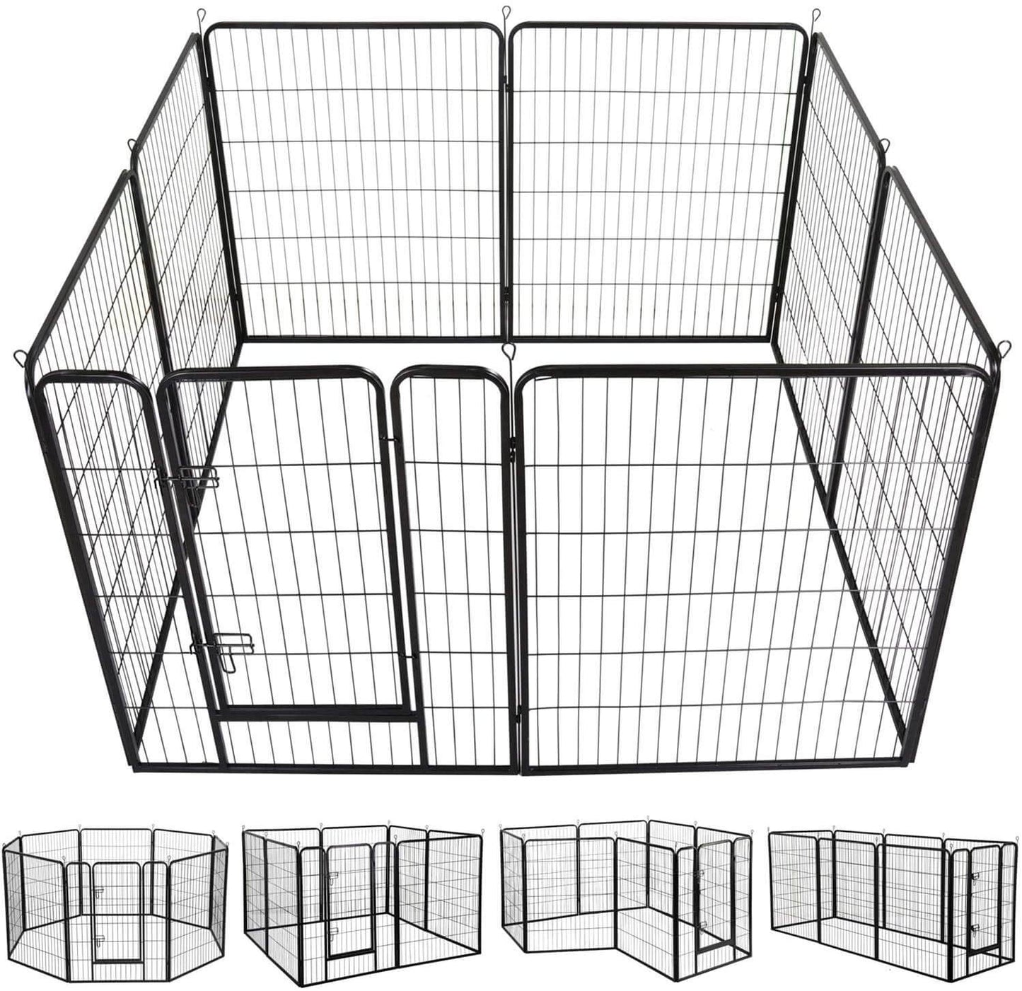 8 Panel Pet Playpen 100cm