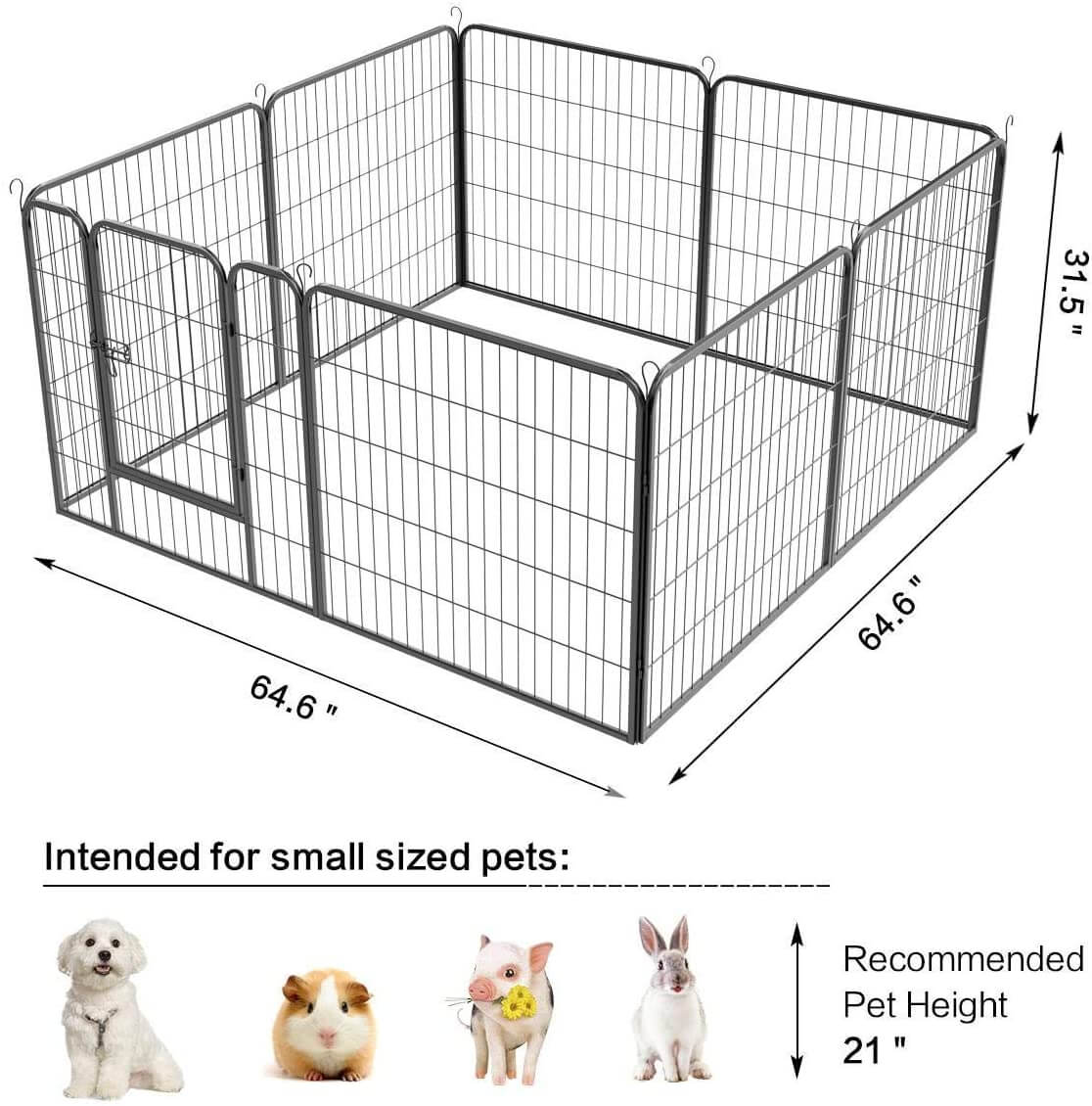 rust resistant dog pen