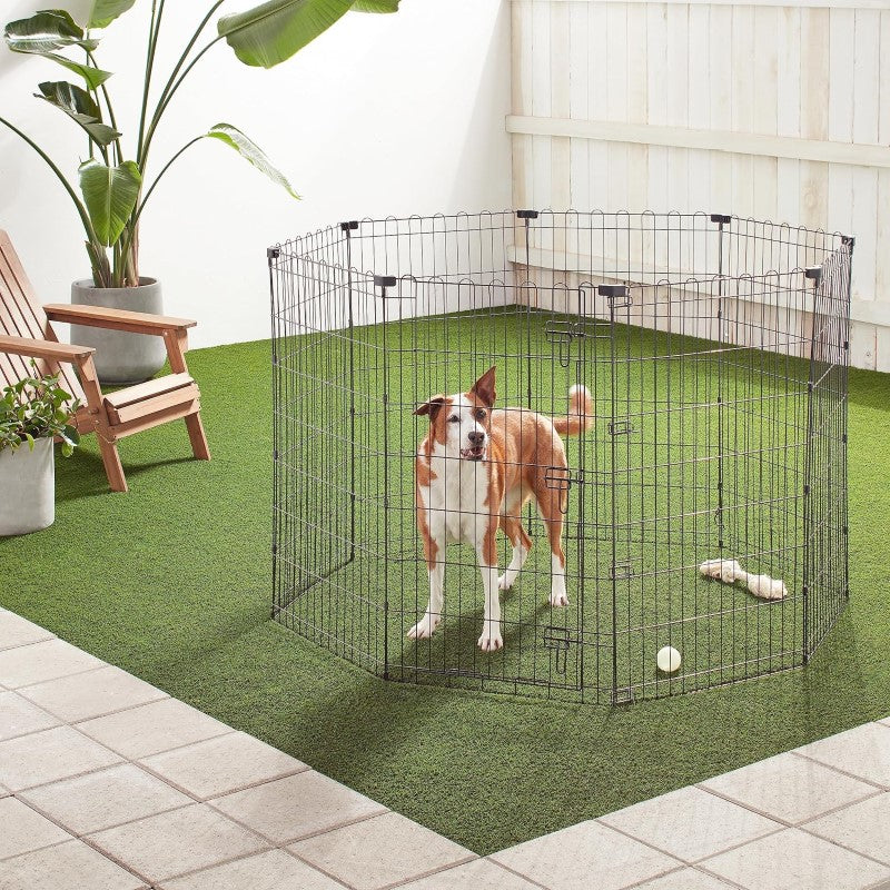 secure locking latches on dog pen