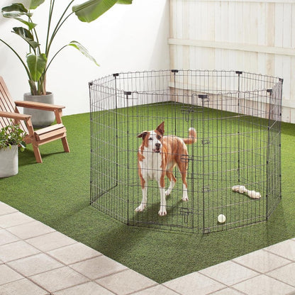 secure locking latches on dog pen