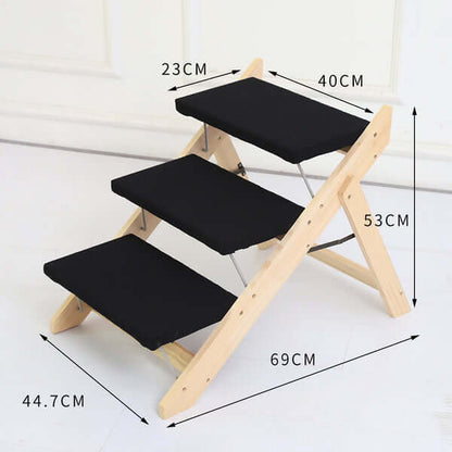 Foldable pet stairs