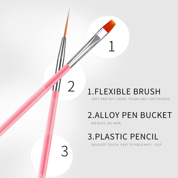 Electric Nail Drill Kit – USB Manicure Pedicure Set with Polishing Heads & Decorations