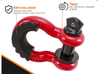 D Ring Shackle for Off-Road Vehicle Recovery
