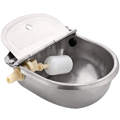 Stainless steel animal water bowl