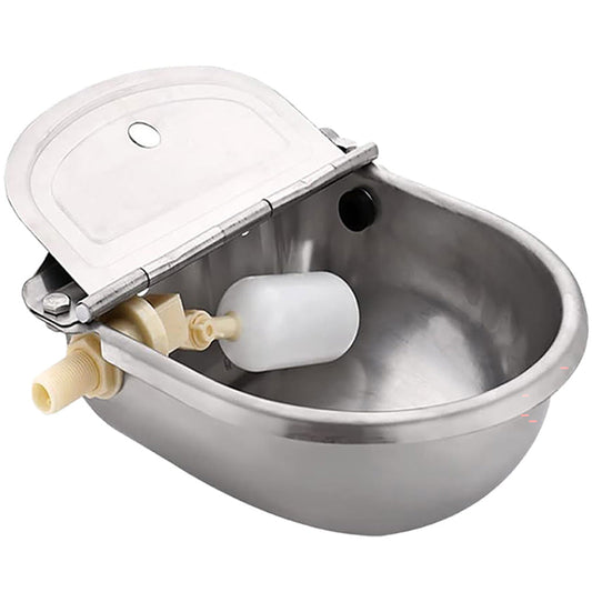 Stainless steel animal water bowl
