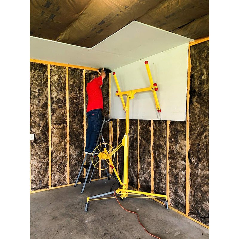 Drywall lift with casters