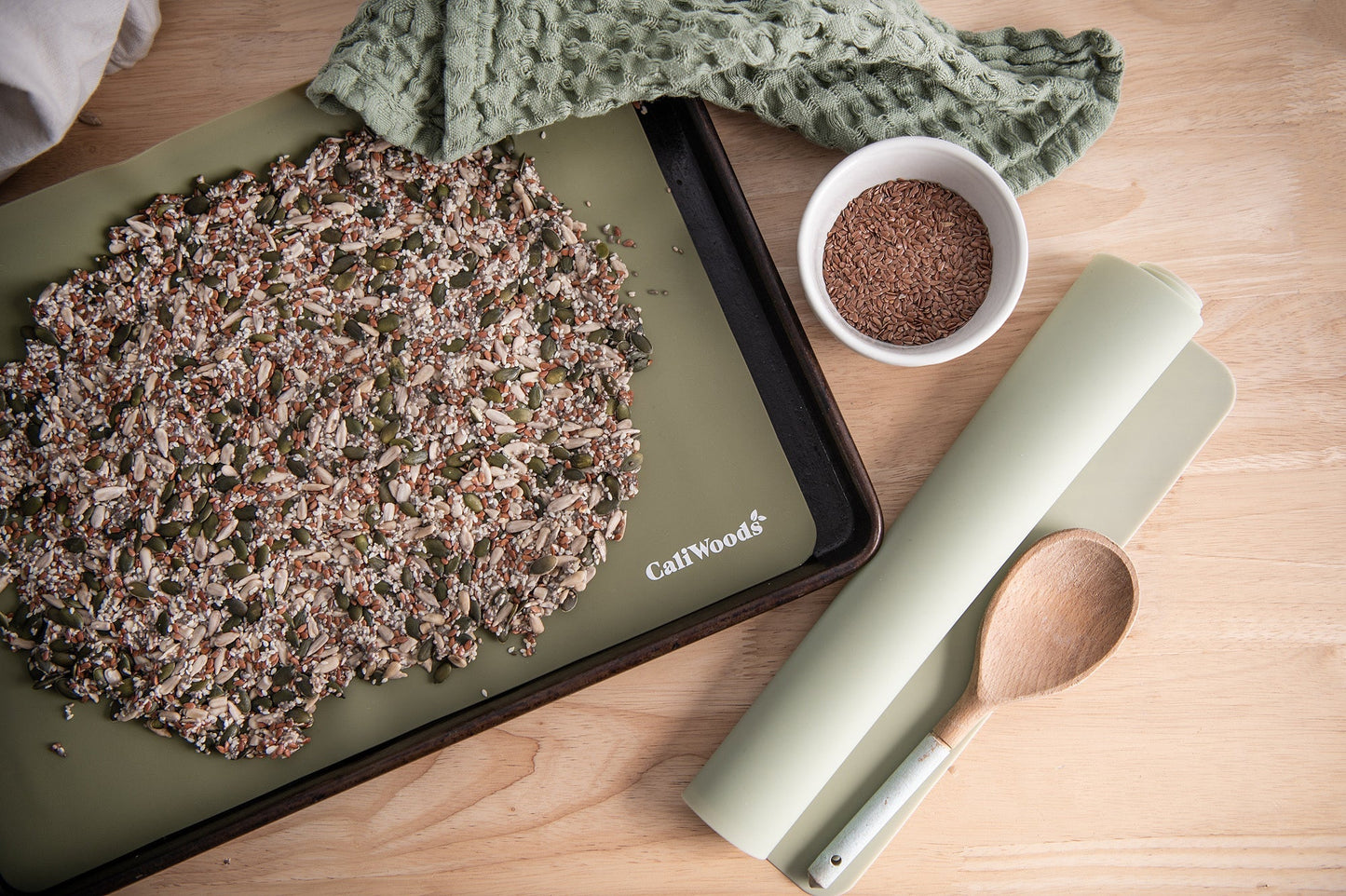 Reusable Baking Mat - Forest Hues