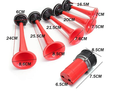 Compressor air horn for vehicles