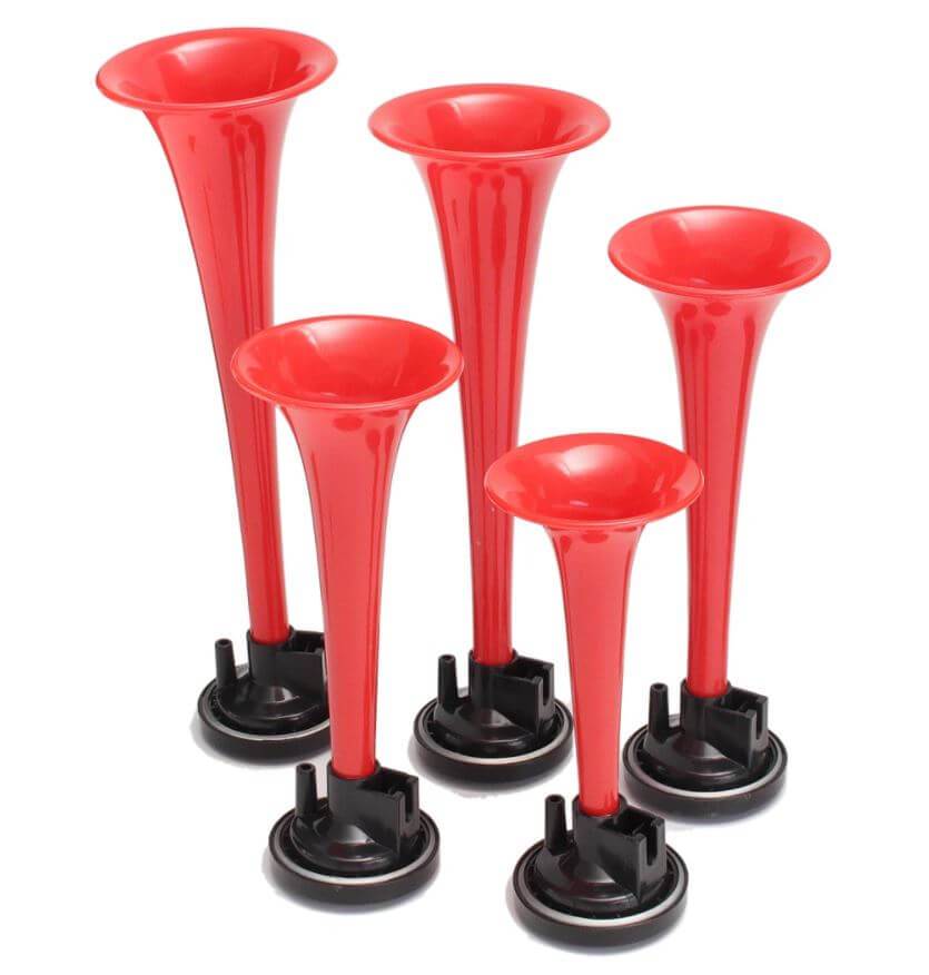 Air horn kit with relay and hose
