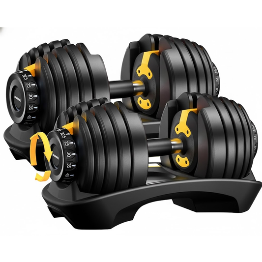 Adjustable Dumbbells 24Kg Pair
