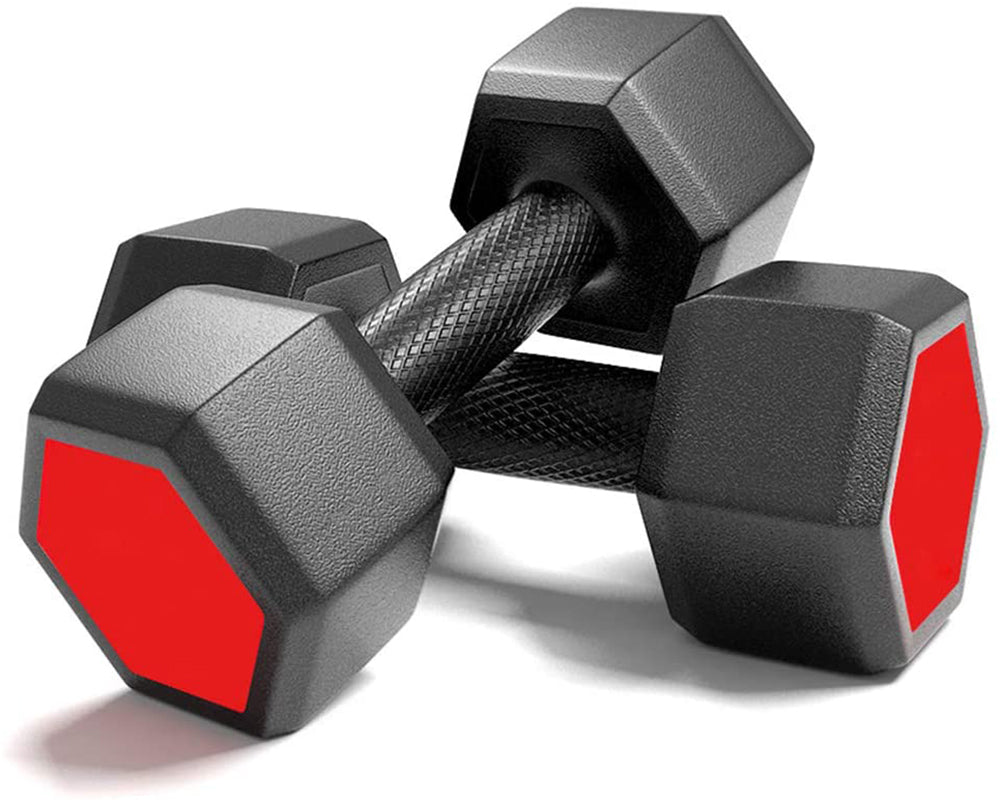 Dumbbell Set - 2 X 10kg hex weights