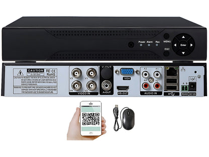 DVR 4CH Digital video recorder CCTV Camera System