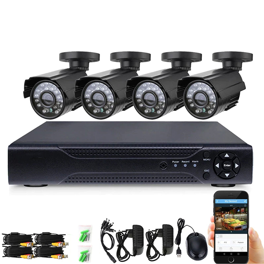 4 channel DVR CCTV system