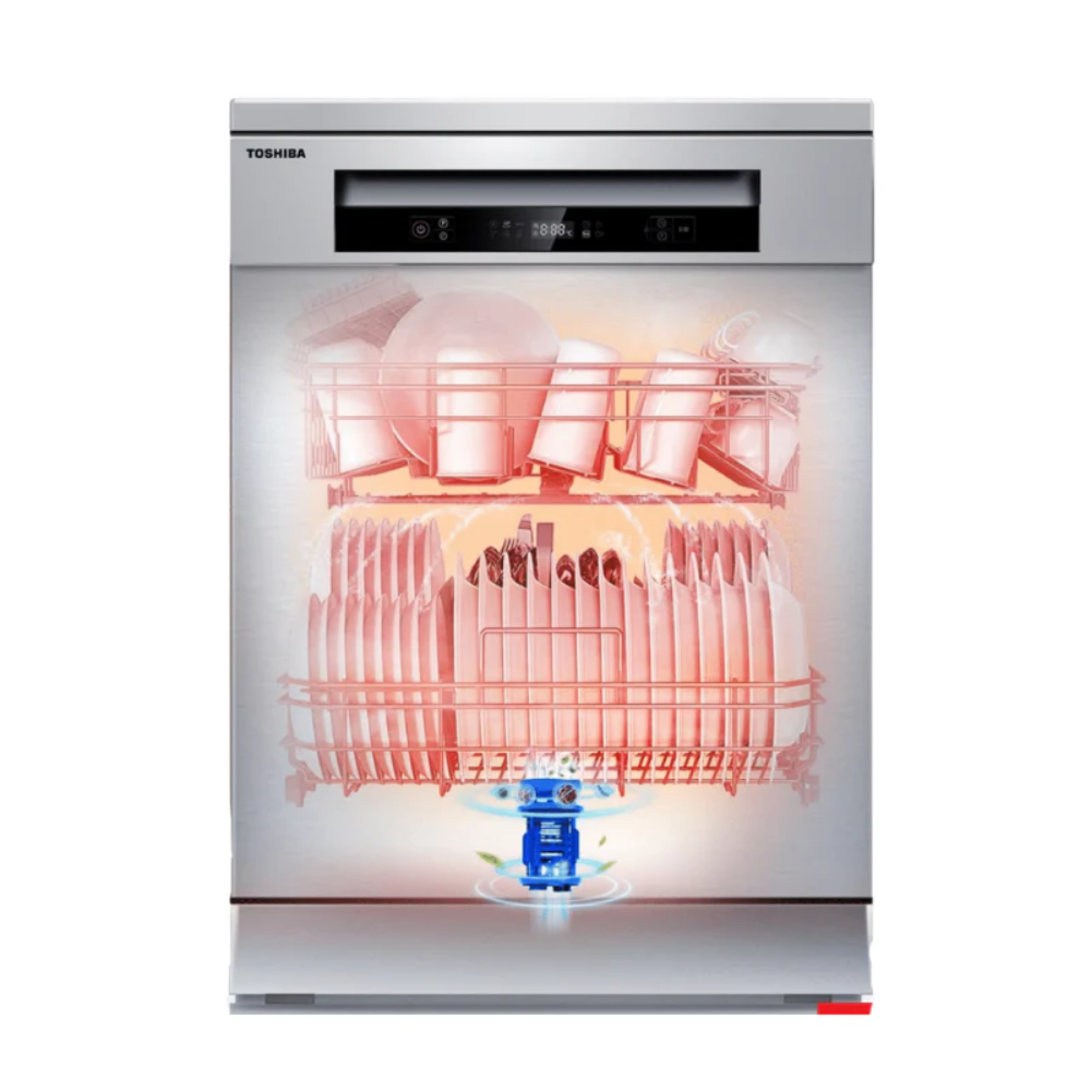 Toshiba 14 Place Settings Freestanding Dishwasher with 3-year Warranty