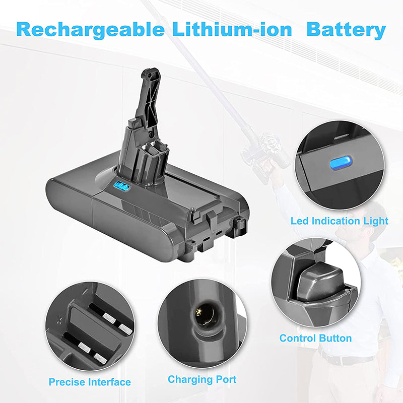 Dyson V8 Battery 4AH Replacement