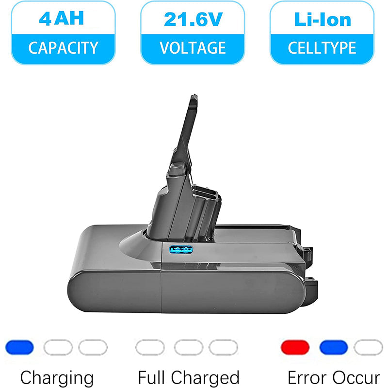 Replacement Battery for all Dyson V8 SV10 vacuum cleaners 4000mAh - The Shopsite