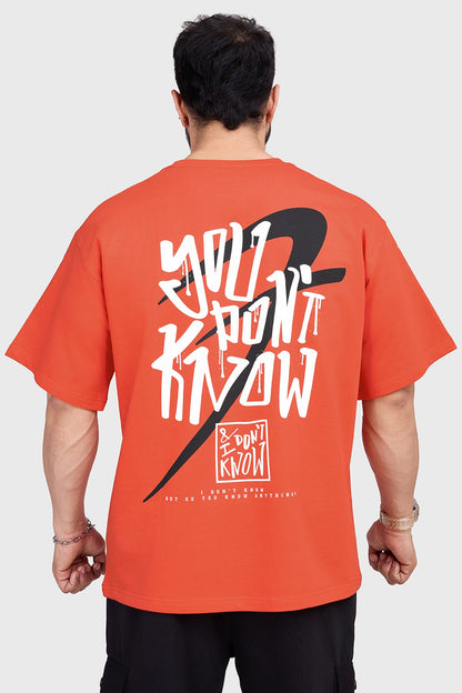 Dapper Oversized T-shirt Orange