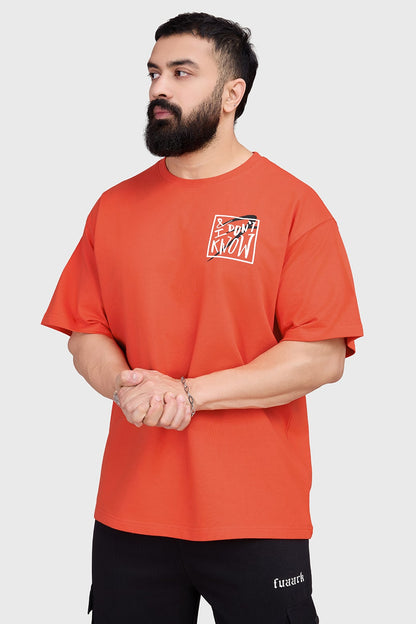 Dapper Oversized T-shirt Orange