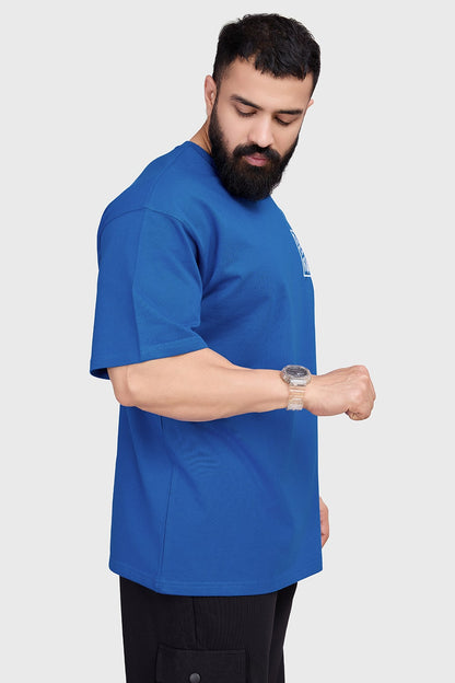 Dapper Oversized T-shirt Royal Blue
