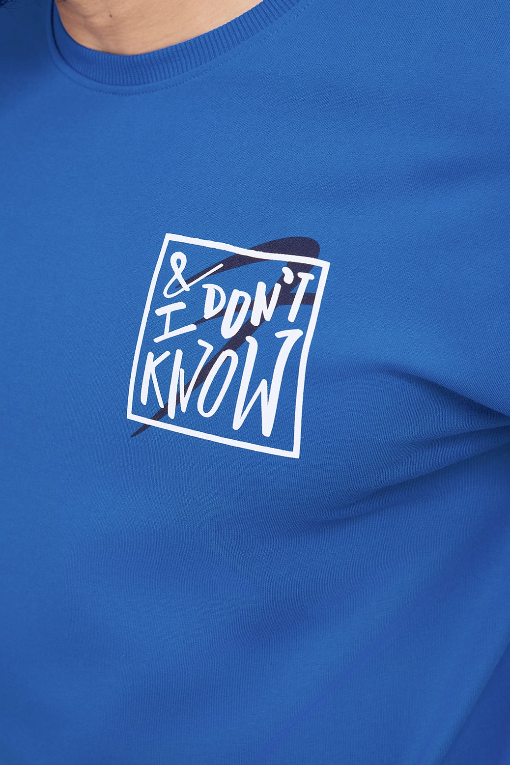 Dapper Oversized T-shirt Royal Blue