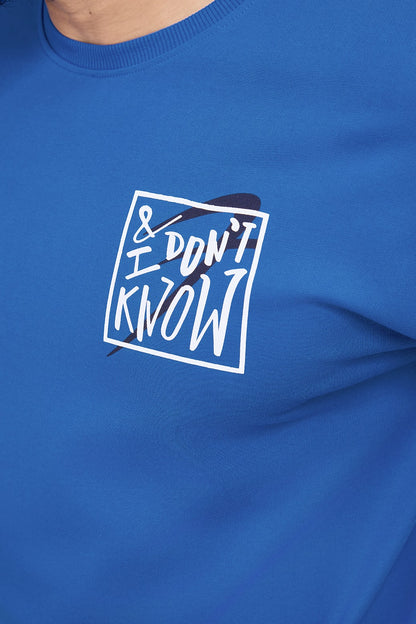 Dapper Oversized T-shirt Royal Blue