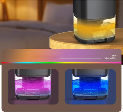 Mini Dehumidifier 1000mL Portable Black